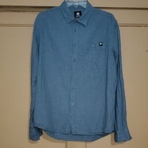 Mammut Casual Blue Button Down Shirt